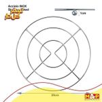 product_image_name-Generic-Support Métallique Rond Argenté-1