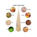 product_image_name-Generic-PACK De 50 Doypack Kraft avec fenêtre Transparente - 14cm*20cm-3