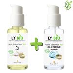 LY BIO PACK HUILE AIL 50ML - POMPE + HUILE GLYCERINE 50ML - POMPE