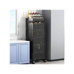 product_image_name-Generic-chariot de rangement sur roulettes noir à 5 niveau-2