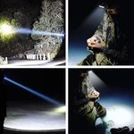 product_image_name-Generic-Lampe frontale LED rechargeable pour la chasse, les voyages et la marche-4