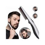 product_image_name-Generic-Brosse à Barbe et Cheveux - Peigne Electrique - Plaque Céramiques lisseur rapide-1