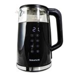 Taurus Bouilloire NOIR Eos Glass Digital 1,7lt Bonne qualité