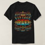 product_image_name-Generic-74-year-old vintage gifts T-shirt 1948 Men Women 74th B-3