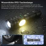 product_image_name-Generic-مصباح يدوي بضوء ساطع متعدد الوظائف 3 في 1، بطارية قابلة لإعادة الشحن بسعة 5000 مللي أمبير، قابل للتكبير، مغناطيسي، 9 أوضاع إضاءة (أبيض + فوق بنفسجي + ضوء جانبي)، مقاوم للماء بمعيار  – مثالي للرحلات والطوارئ -2