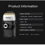 product_image_name-Kemei-Rasoir Électrique Pour Hommes, Tondeuse Puissante Double Lame ماكينة حلاقة كهربائية للرجال، ماكينة تشذيب قوية بشفرة مزدوجة -5