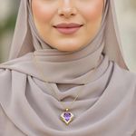 product_image_name-Generic-Collier Cœur doré en acier inoxydable-2