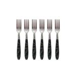 product_image_name-Generic-Offre RamadanEnsemble de 6 fourchettes en acier inoxydable Design en marbre-1
