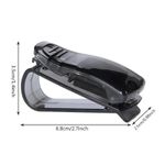 product_image_name-Generic-2pcs Porte Lunette De Soleil Au Pare-soleil Ticket De Caisse Et Carte De Crédit-8