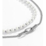 product_image_name-Generic-1 Pc Collier Perle Homme Multicouche-2