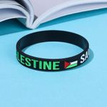 product_image_name-Generic-Bracelet Free Palestine Free Gaza en Silicone Unisex-1
