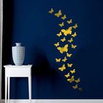 product_image_name-Generic-10 pièces  PAPILLONS de décoration 3D miroir d'or-3