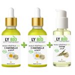 LY BIO PACK 2 X HUILE CAMOMILLE 50ML - PIPETTE + HUILE THYM 50ML - POMPE
