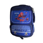 product_image_name-Generic-حقيبة مدرسية للأطفال سبايدرمان زرقاء مع جيبين أماميين بسحّاب (علوية وسفلية)، حجرات فسيحة، أحزمة قابلة للتعديل، جيوب جانبية شبكية، مرفقة بمقلمة متطابقة لتقديم مجموعة كاملة عملية ومرحة-5