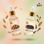 Bio Huile de Amande douce 50 ml et Huile de Girofle 50 ml qualité premium organic