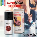 SUPER VlGA 500000 Spray puissant pour hommes pour retarder les rapports sexuels, 45 ml, usage externe pour prevenir l'ejaculation precoce, longue duree, pour erection