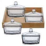 product_image_name-Generic-Set de 4 assiettes en verre avec plateau en bambou, assiettes de fruits secs-5