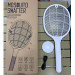 product_image_name-Generic-Raquette anti-moustiques électrique 2 en 1, 2700V, LED, Rechargeable par USB,-1