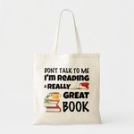 product_image_name-Generic-Tote bag don't talk to me I read a really great book Unique, haute qualité-2