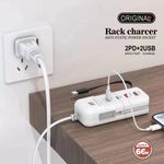 product_image_name-Generic-Chargeur USB 66 W 2 ports PD 2 Type C, charge rapide, adaptateur secteur de voyage, chargeur mural-2