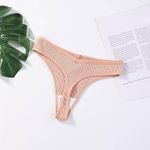 product_image_name-Generic-ملابس داخلية برازيلية قطنية بلون السلمون بخصر مرتفع، تانغا ناعم، لانجري مثير ومريح-1