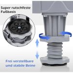 product_image_name-Generic-Support pour lave-linge réglable avec pieds antidérapants et roulettes – Structure robuste pour appareils électroménagers-7