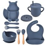 Set de repas en silicone pour vous bebes(8piece )