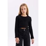 product_image_name-Defacto-بلوفر سليم فيت بياقة مستديرة-5