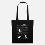 product_image_name-Generic-Clef de musique chaton chat musical- , حقيبة تسوق قماشية 35 × 40 سم - حقيبة اليد-1