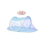 Lit bébé avec moustiquaire, bleu, sécurité d'arbre pour protéger le bébé des moustiques