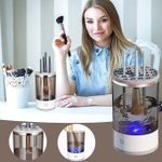 Nettoyeur de pinceaux de maquillage automatique en plastique