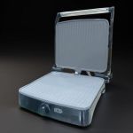 product_image_name-Generic-Grill Panini en Granit 2000W, Appareil à Sandwichs & Barbecue Électrique, Revêtement Antiadhésif, Ouverture 180°-4