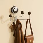 product_image_name-Generic-Crochet Mural Multi-Bras Pivotant à Ventouse – Support de Rangement Sans Perçage pour Cuisine et Salle de Bain-1