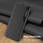 Samsung Galaxy A51 Plating Mirror Leather Case - Black