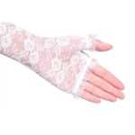product_image_name-Generic-1 paire de gants en dentelle Blanc à manches longues pour mariée, accessoires de costume de performance-6