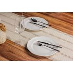 product_image_name-Tropikhome-Chemin de table blanc cassé tricoté en coton Gloria Ekru mesure 35x145 cm-2