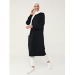 product_image_name-Modanisa-Sweat ras du cou - Noir - Refka Basic.-1