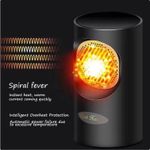 product_image_name-Generic-مدفأة كهربائية محمولة للمنزل - تدفئة فورية كوارتز، مشعاع صامت وسريع مع ترموستات قابل للتعديل، جهاز تدفئة هواء جداري صغير-3