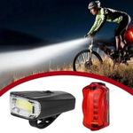 product_image_name-Generic-Pack Éclairage Vélo LED Haute Puissance - Phare Avant Blanc & Feu Arrière Rouge-1