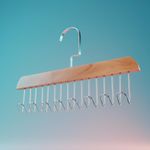 product_image_name-Generic-Cintre de rangement antiderapant à 8 crochets, gain de place, rotation 360°-1