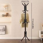 product_image_name-Generic-Porte manteau avec crochets pour Veste Sac à main Écharpe pour entrée et chambre-علاقة ملابس لمدخل الباب والغرف-4