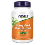 product_image_name-Now Foods-Horny goat weed extract 750mg/90 ( extrait d'herbe cornée de chèvre)  tablet pour homme et femme -1