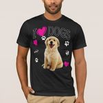 product_image_name-Generic-T -shirt I Love Dogs - Golden Labrador Retriever T-1