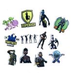 product_image_name-Generic-Fortnite – jeux PUBG collection autocollants pour ordinateur portable, Skateboard, casque, bagage-2