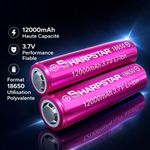 product_image_name-Generic-Piles Rechargeables 18650 3.7V 12000mAh Haute Capacité, lot de 2, 4, 8 ou 10 Piles-4