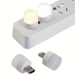 Lot de 5 Mini Ampoules LED USB – Lumière Chaude et Froide, Veilleuse Portable Économie d’Énergie