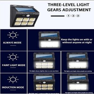 Pack de 2 Appliques Solaires Murales LED Étanches avec Détecteur de Mouvement pour Éclairage Extérieur et Sécurité à Domicile