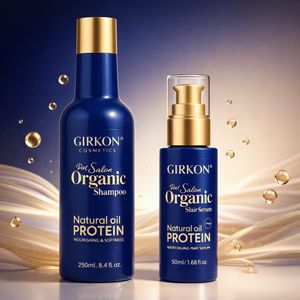 Organic Natural Oil Protein – Shampooing 250ml + Serum Capillaire 50ml - Nutrition & Douceur Intense