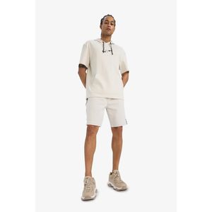 Defacto Short Homme en coton - Beige - D7842AX.