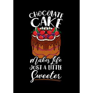 Chocolate cake  Style 2 Poster Chambre Haute Qualité